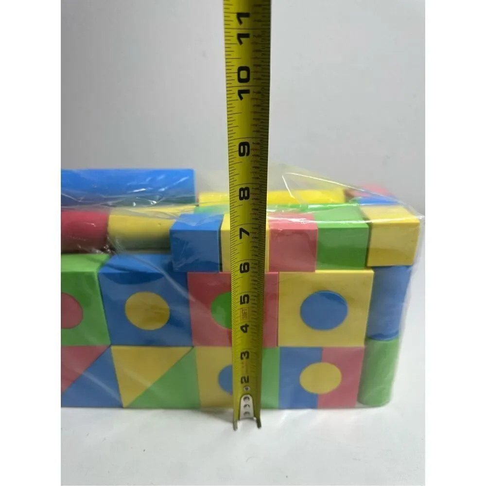 NWT Building Foam Blocks for Toddlers 45pcs Medium Size